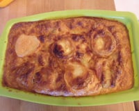 Cake lardons, poireaux et chèvre