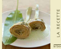 Artichauts petit bouquet en bouillon de verveine fraîche