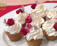 Cupcakes litchis, framboises 
