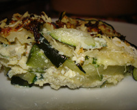 Gratin de courgettes croquantes