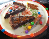 Tarte d'anniversaire au chocolat