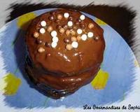 Un gâteau délicieux, en même temps le contraire aurait été étonnant : chocolat blanc et chocolat au lait, un gâteau tout en douceur !