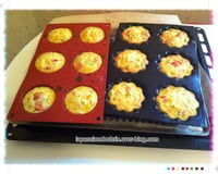 Petits flans de courgettes et tomates