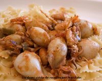 Calmars farcis comme dans les Abruzzes