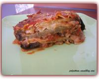 Plat principal, d'origine sicilienne, la parmigiana d'aubergines est appréciée même par ceux qui n'aiment pas les aubergines !