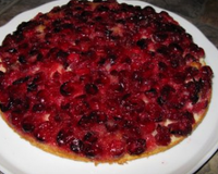 Gâteau renversé aux canneberges