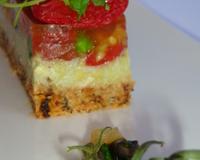 Une recette simple, légère, savoureuse, ensoleillée pour lancer le concours « Tomates » sur 750Grammes dont j'ai la chance d'être membre du jury. Un mélange de textures…