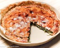 Tourte aux blettes et aux épinards sans gluten ni lactose ni oeuf