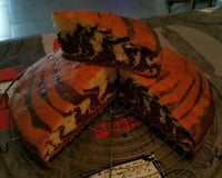 Gâteau tigré ou zebré