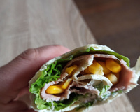 Wraps au jambon et au St Môret