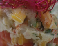 Idéal pour l'aperitif. L'idée m'est venue en lisant le menu d'un restaurant où figurait une entrée associant crabe et mangue verte que j'ai…