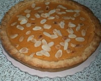 Tarte à la courge et aux amandes