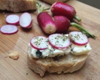 Tapas d'été bleues et rose