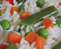 Riz aux légumes frais