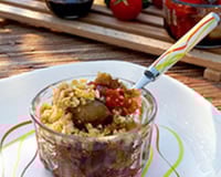 Crumble de tomates cerises