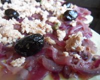 Pissaladière aux oignons rouges