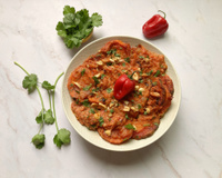 Cocotte de patates douces au beurre de cacahuète