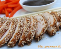 Poulet au miel et au sésame