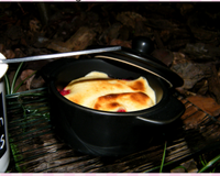 Sabayon framboises en cocotte