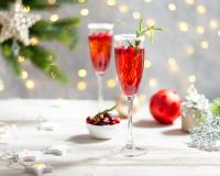 Cette recette de cocktail à base de champagne est idéal pour votre apéritif de Noël