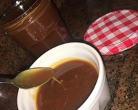 Sauce caramel et beurre salé