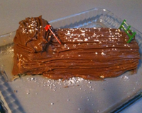 Bûche de Noël maison