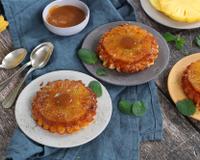 Des tartes tatin individuelles à l'ananas et caramel, originales et pleines de gourmandise !