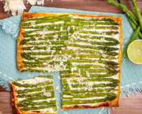 Tarte aux asperges
