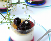 Panna-cotta des sous-bois en verrine