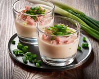 Verrines de jambon au Tartare