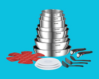 Equipez-vous avec Amazon et sa batterie de cuisine Tefal 20 pièces à moins de 130 euros