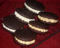 Whoopie pies à la vanille et beurre de cacahuète