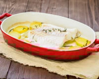 Queue de cabillaud au four