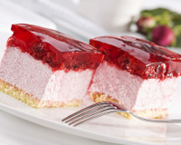 Entremet framboise/rose