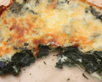 Gratin de feuilles de blettes au Camembert Le Rustique