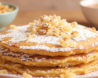 Pancakes à la banane et aux flocons d'avoine