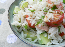 Salade De Riz Au Maïs Et Poulet