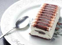 bûche de Noël glacée