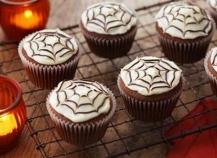 Cupcakes spider d'Halloween