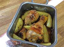 Pilons de poulet laqués au sirop d’érable et graines de sésame