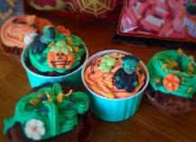 Cupcakes monstrueux pour Halloween