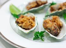 huîtres gratinées