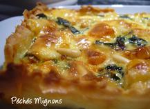 Recette Quiche Aux Blettes Roquefort Et Raisins Secs 750g