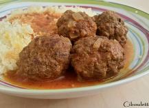 Boulettes de bœuf à la marocaine