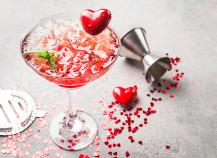Cocktail saint valentin