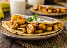 crêpes aux fruits