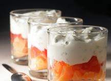 Verrine de saumon et mascarpone