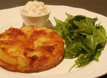 tatin pommes camembert espuma de cidre