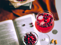 Cocktail Spritz aux cranberries