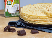 Pâte à crêpes au lait de coco